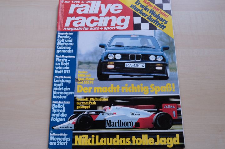 Deckblatt Rallye Racing (05/1985)